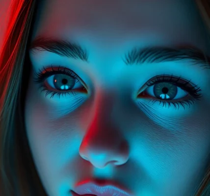 AI girlfriend engaging in a personalized, unfiltered chat with realistic user interface, emphasizing authenticity and intimacy for screen readers.