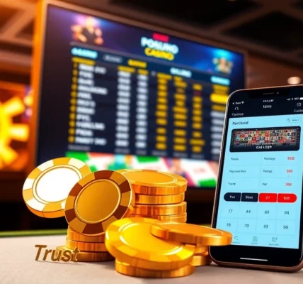Gold365 online betting platform logo with bustling casino and sports interface in the foreground, symbolizing trusted gambling services.
