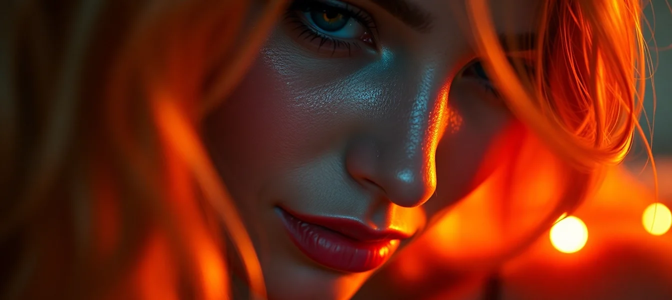 Hyper-realistic ai porn generator creates an explicit scene of a sensual character with detailed features and expressive emotion.