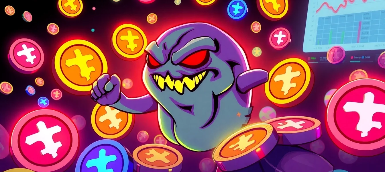 Engaging scene of Angry Pepe Meme Coins with GambleFi elements highlighting community-driven