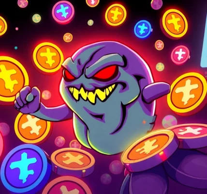 Engaging scene of Angry Pepe Meme Coins with GambleFi elements highlighting community-driven