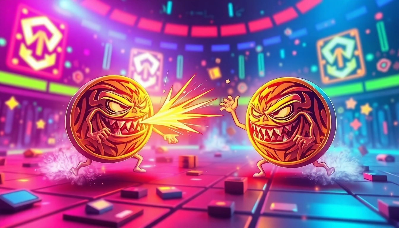 Engaged investors analyzing Angry Pepe Meme Coins with vibrant blockchain visuals to maximize