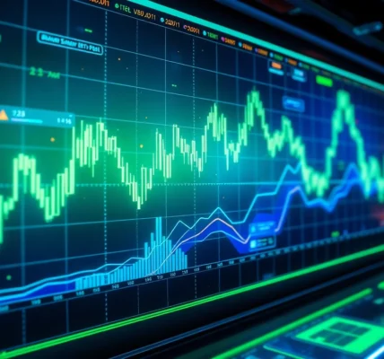 Dynamic aicoin market analysis dashboard with real-time data visualization for investors and traders