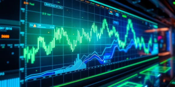 Dynamic aicoin market analysis dashboard with real-time data visualization for investors and traders